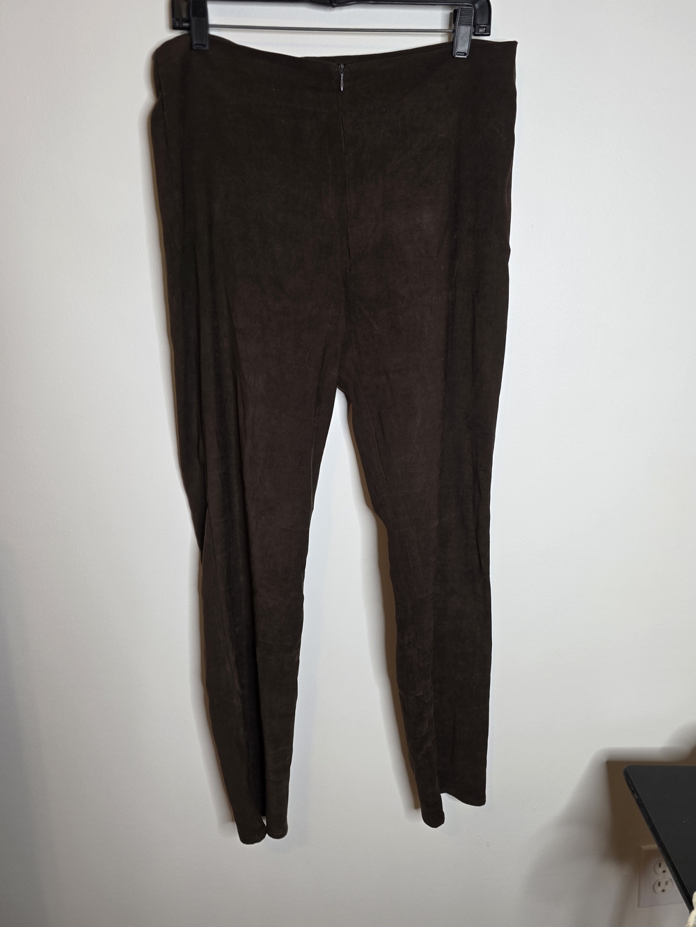 Express Women's Straight Leg Pants in Dark Brown